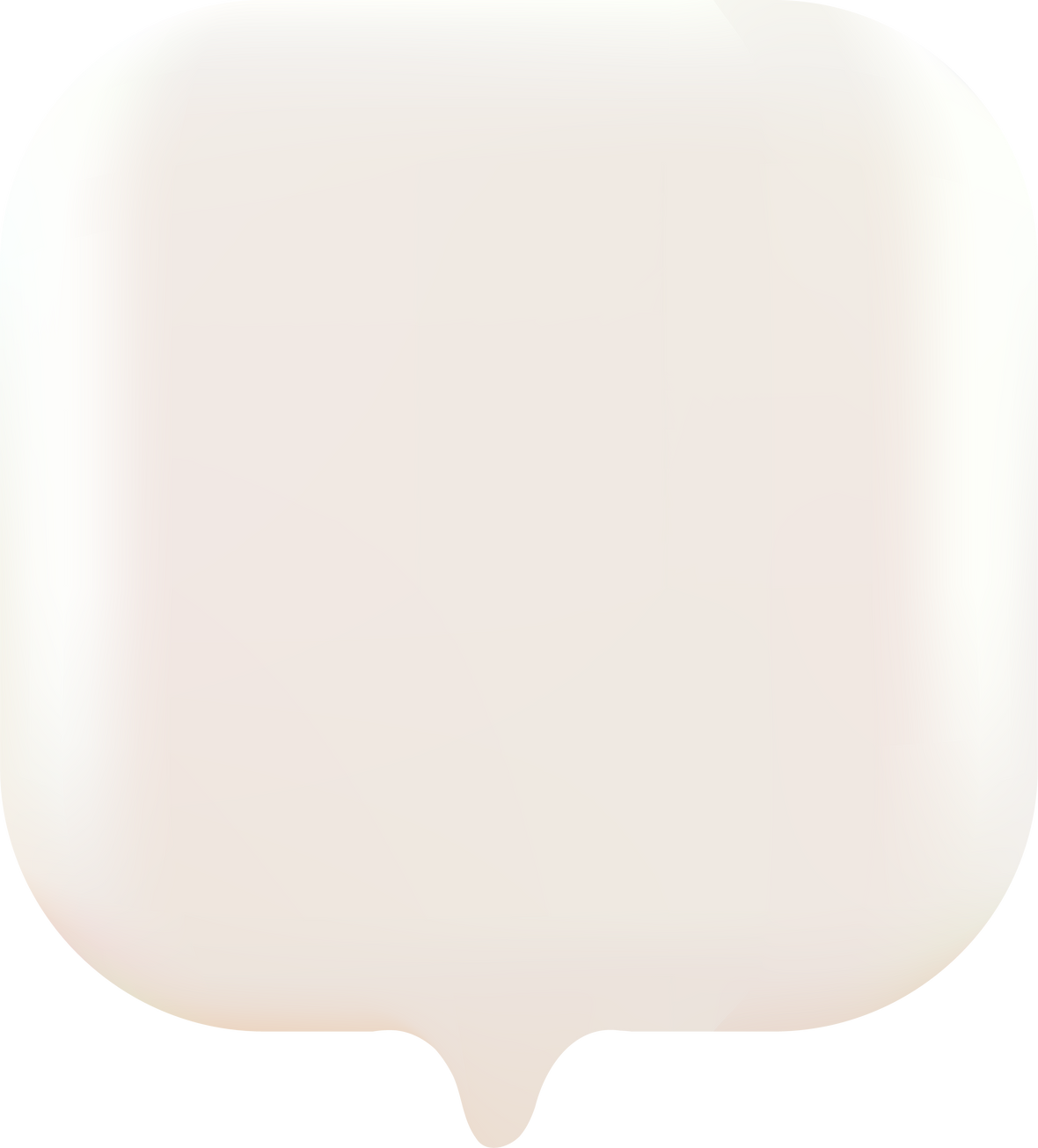 3d chat bubble illustration 1